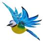 Preview: Hängevogel, Blaumeise -hellblau-